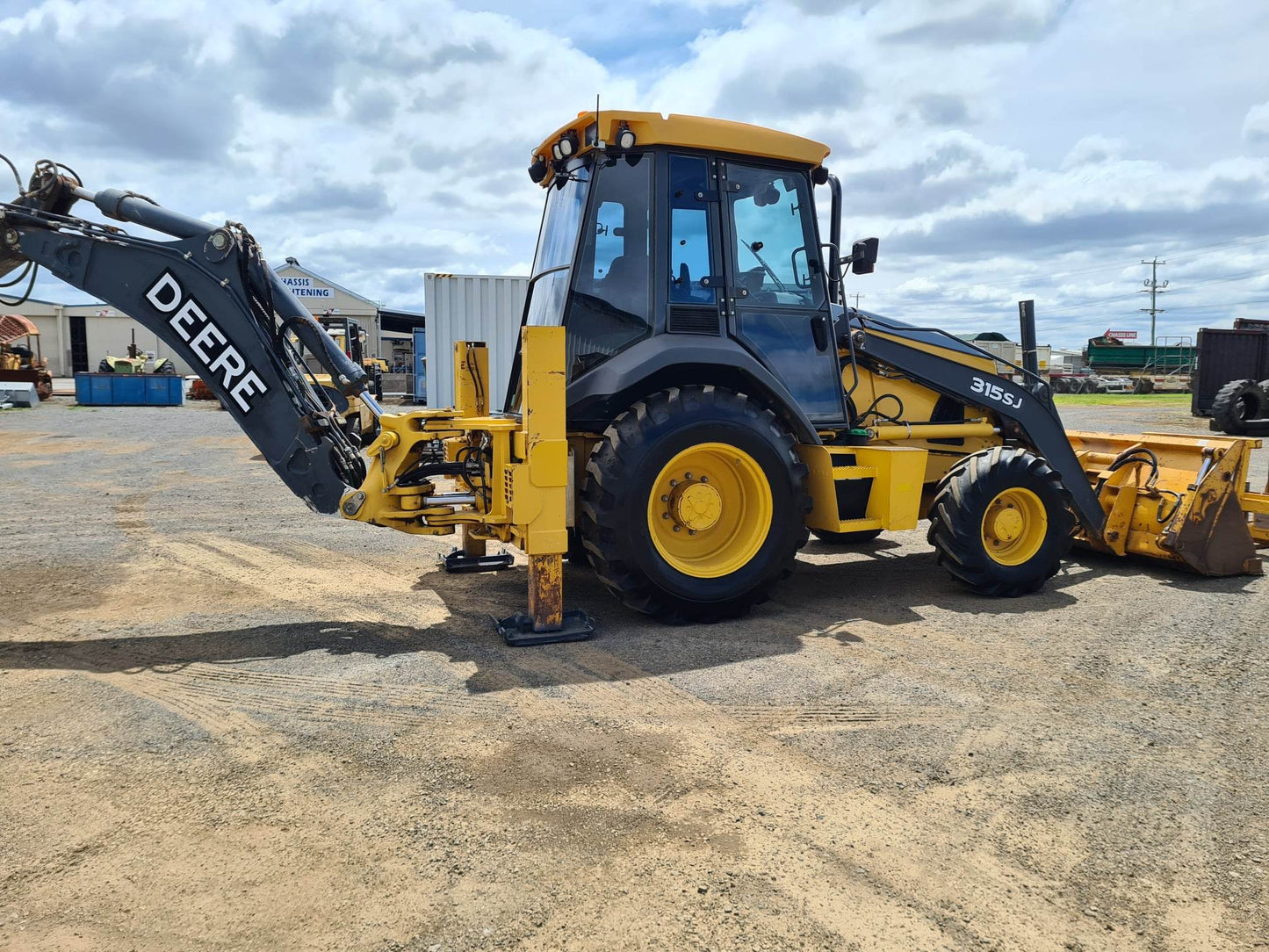 John Deere 315SJ Backhoe Sticker Set