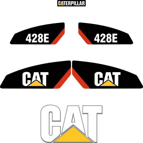 CAT 428E Full Sticker Set